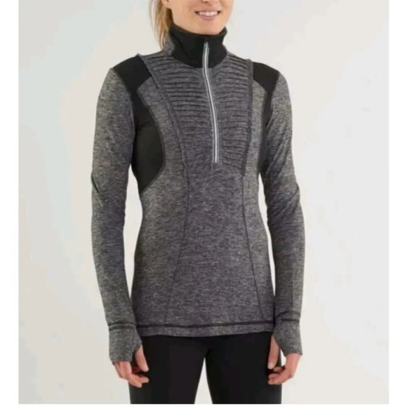 Lululemon Run Your Heart Out Pullover Gray - Picture 2 of 11